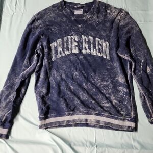 True Religion Men's Tie-Dye Crewneck Sweater